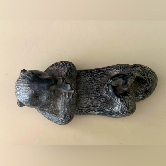 Wolf Original Sea Otter Eating Shellfish Sculpture Figure Handmade Canada Rare - Picture 7 of 8